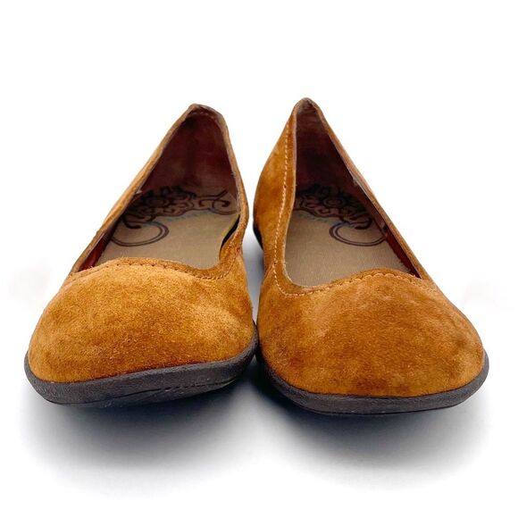 Merrell Avesso Suede Slip On Shoes Ballet Flats in Oak Cognac Women’s Size 7.5 - Picture 8 of 16